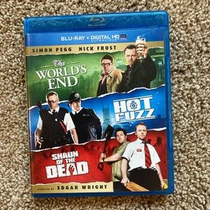 The World’s End Hit Fuzz and Shaun of the Dead. 3 Blu Ray set